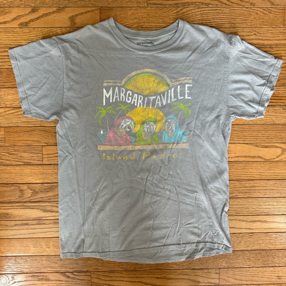 Margaritaville Island Patrol Parrot Graphic T-Shirt